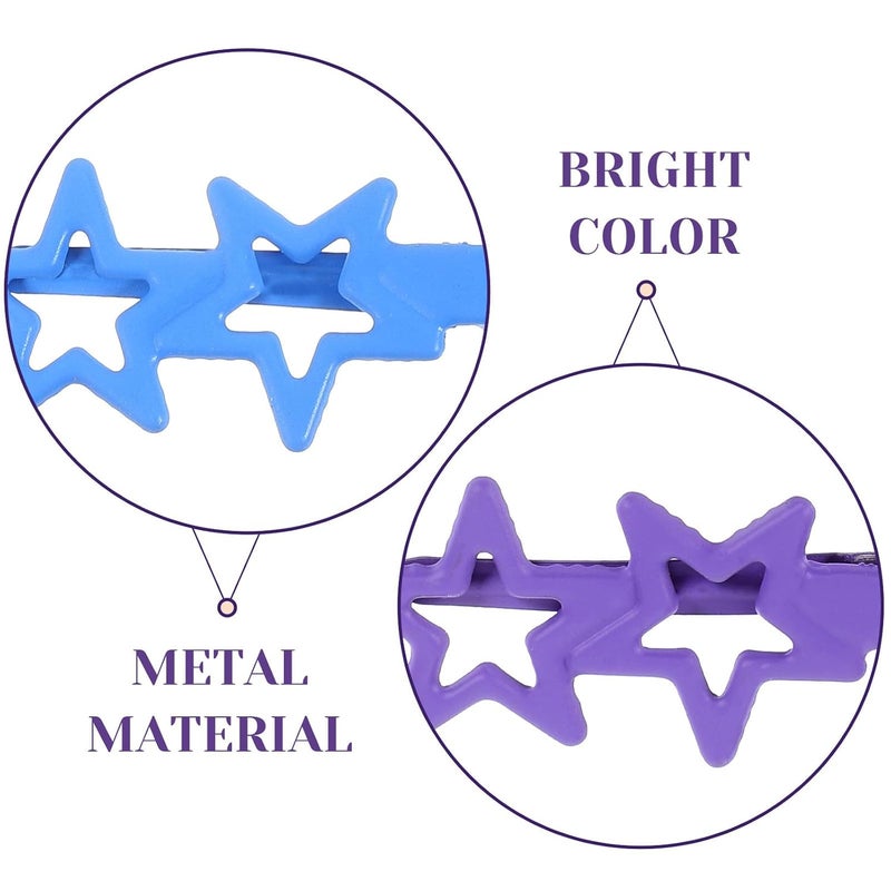 Candy Color Gradient Metal Duckbill Hair Clips Set 21pcs For Women Teens - Image 4